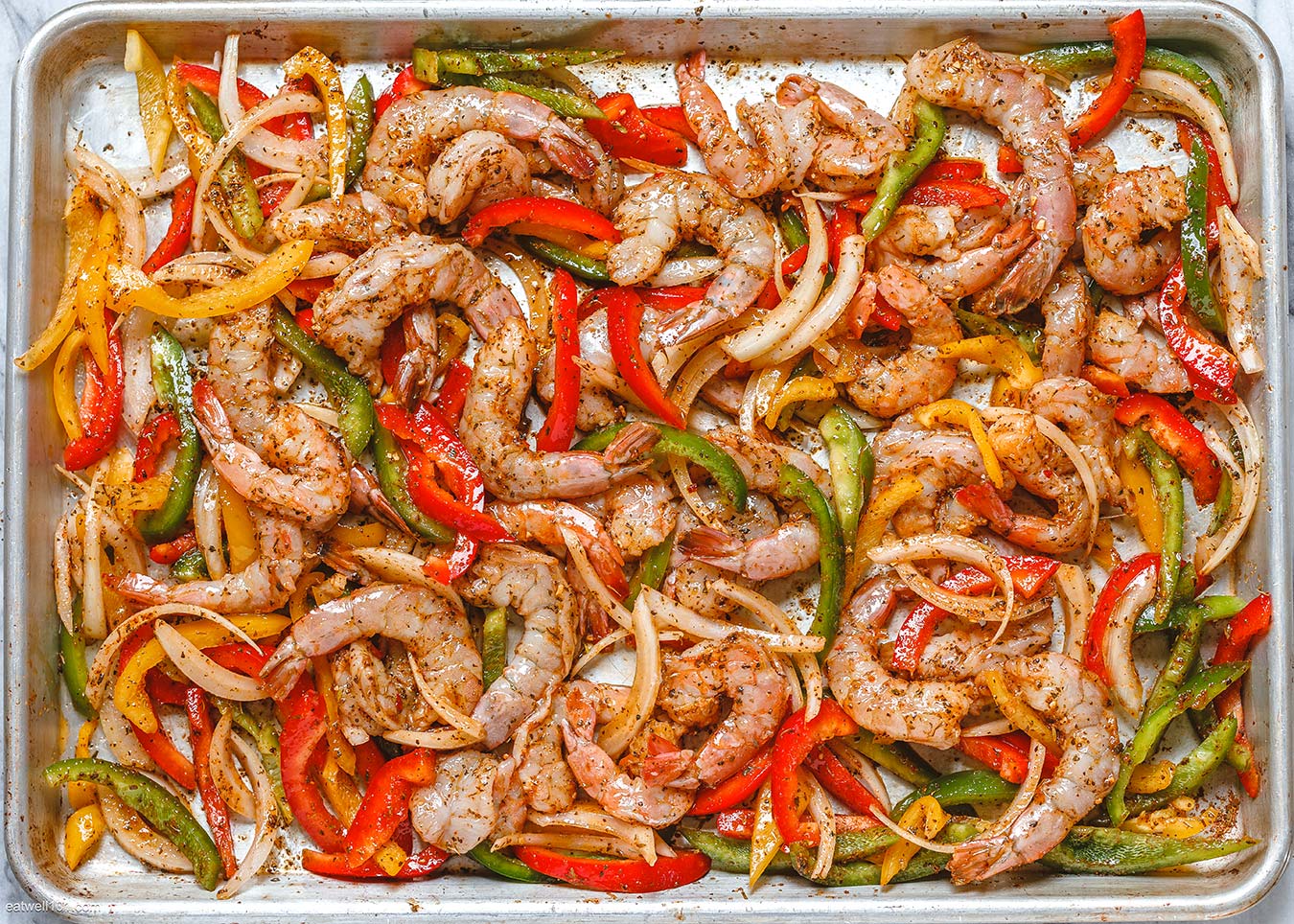 ingredients for shrimp fajitas