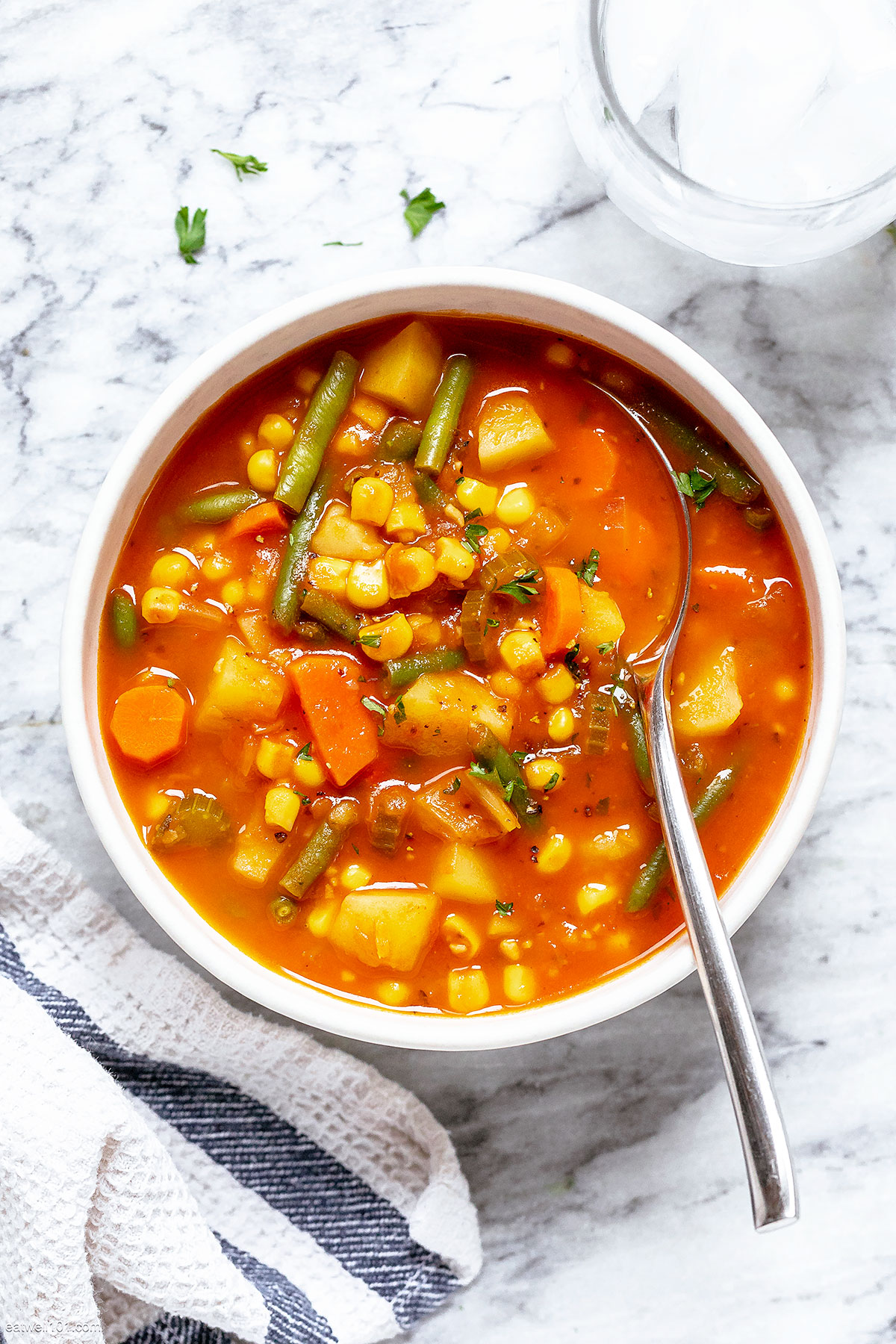 vegan Slow Cooker Vegetable Soup