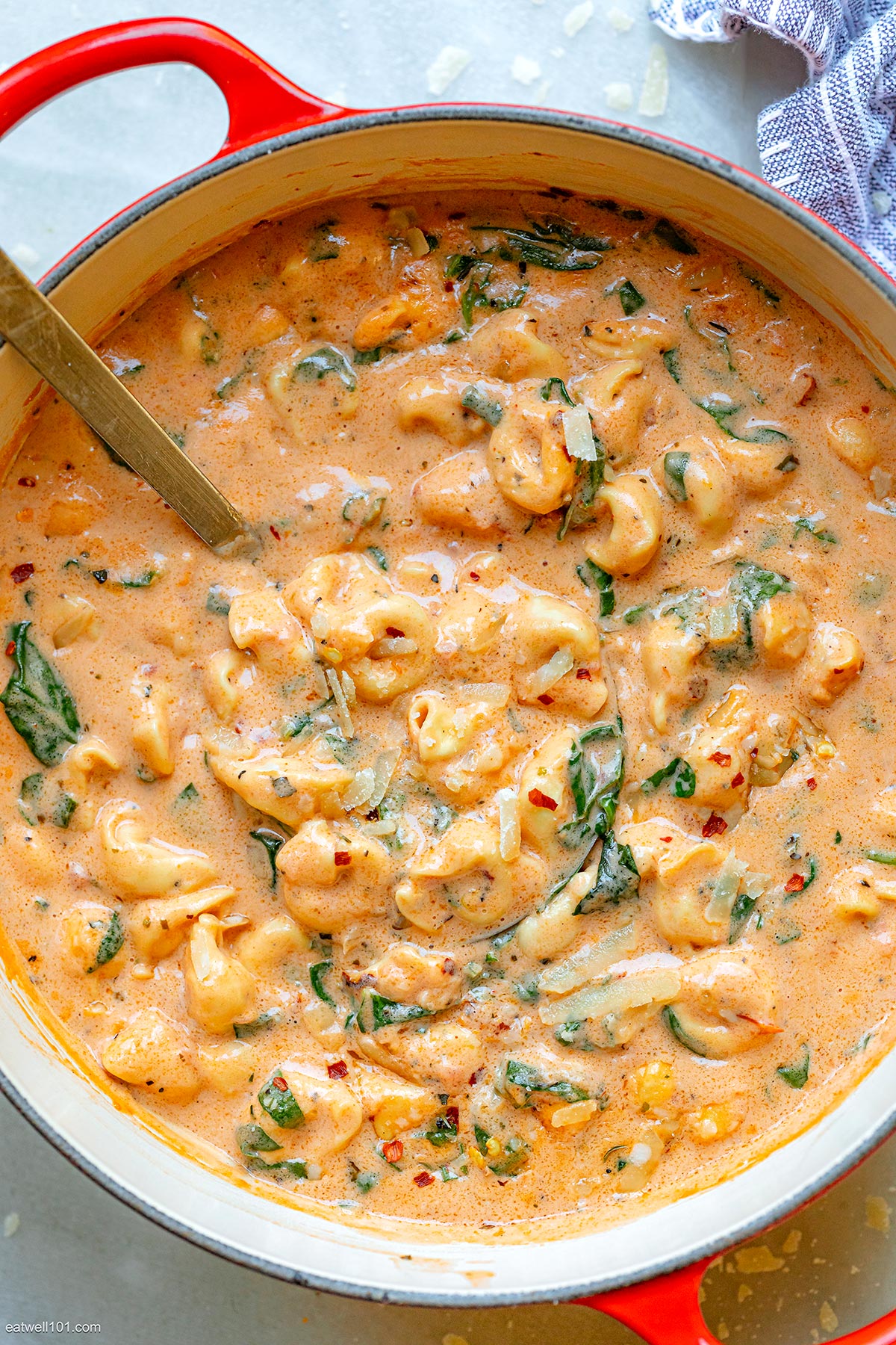 vegetarian tortellini soup