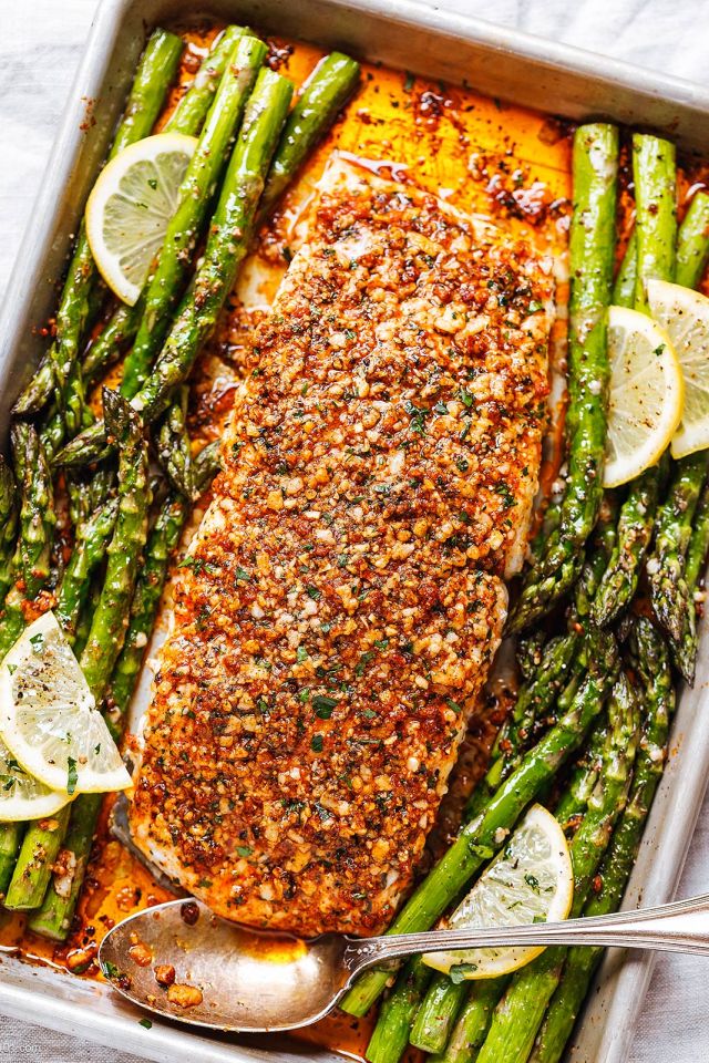 Parmesan Crusted Baked Halibut Fish