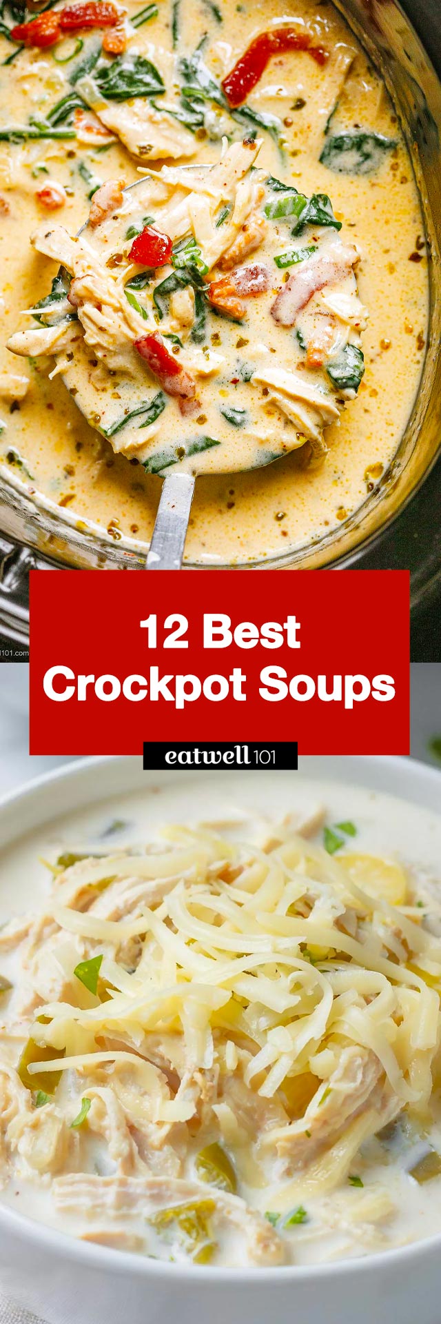 12 Best Crockpot Soup Recipe Ideas - #crockpot #slowcooker #soup #recipes #eatwell101 - Turn to your slow cooker for the best Crockpot soup recipes to ever hit your bowl. 