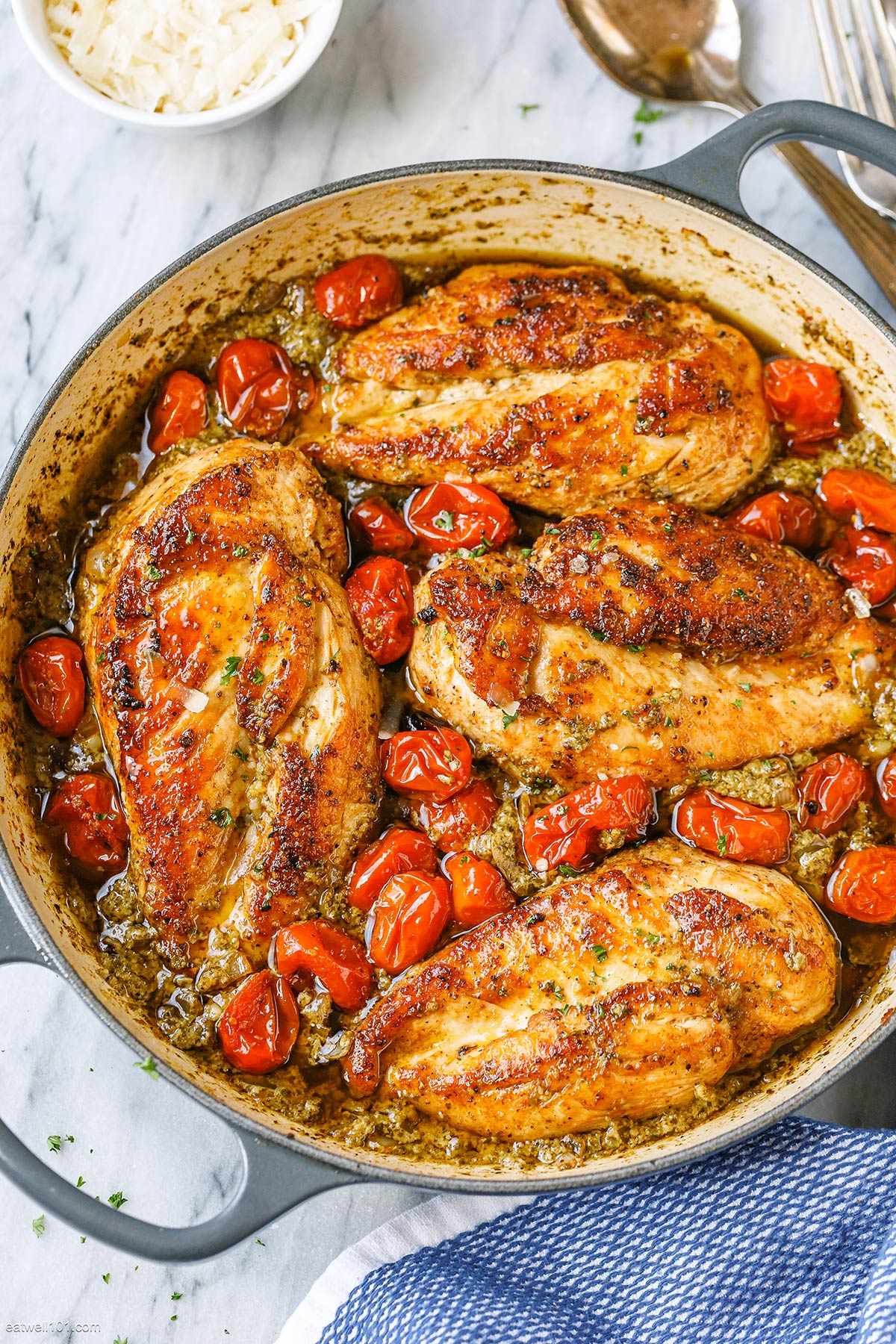 easy pesto chicken