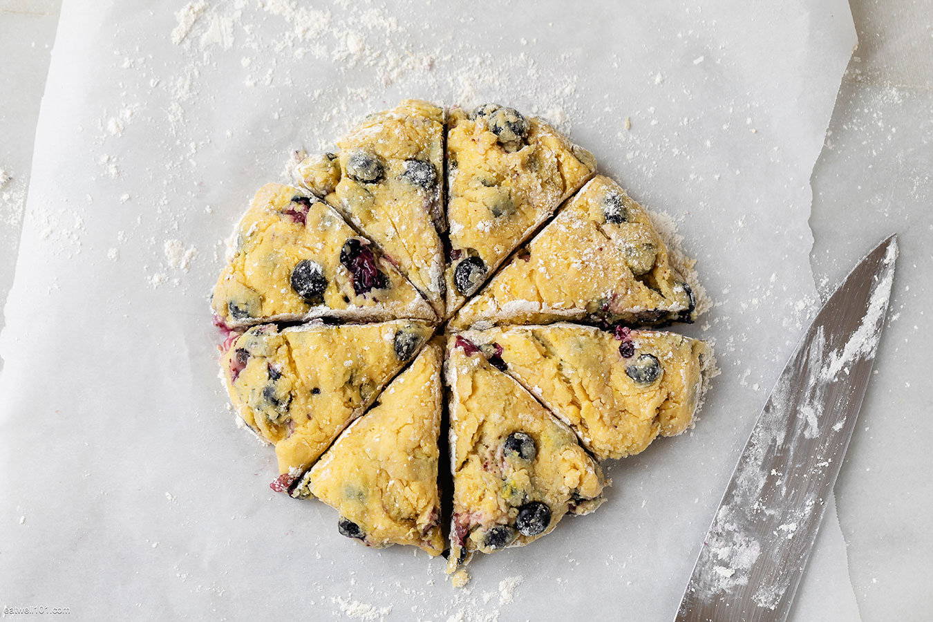 how to make blueberry scones
