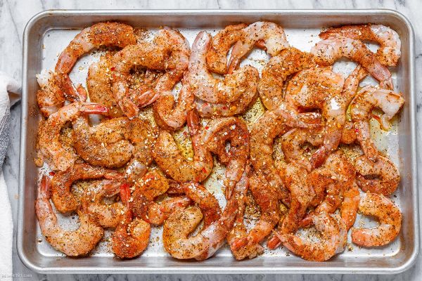 10-Minute Shrimp Sheet Pan