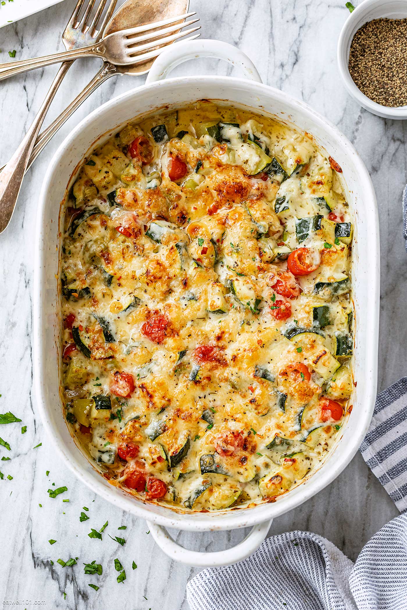 Baked Zucchini and Cheese recipe 1