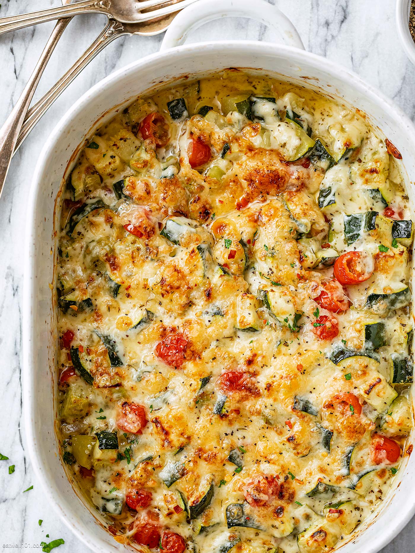 Baked Zucchini and Cheese