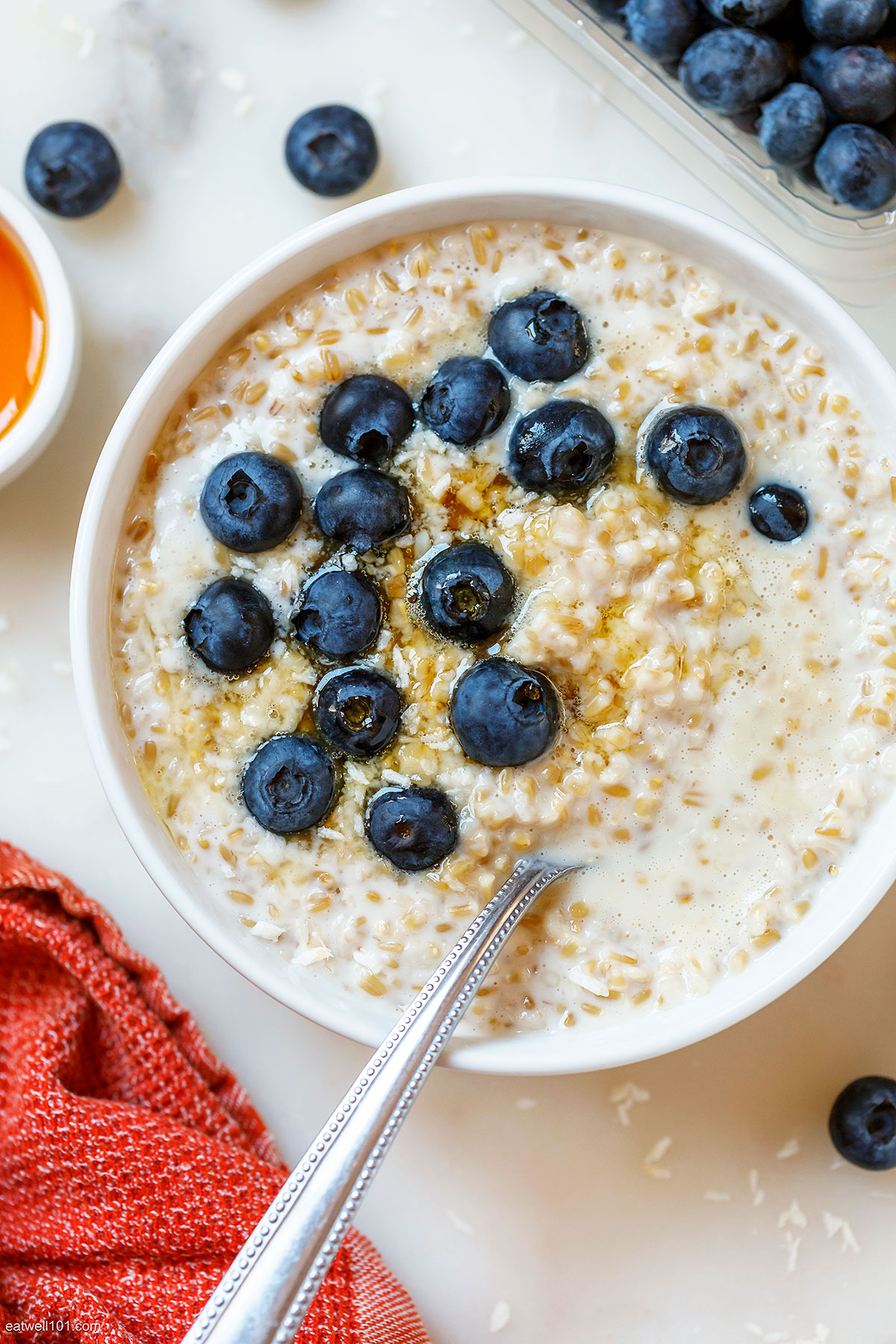Coconut Instant Pot Steel Cut Oats Recipe