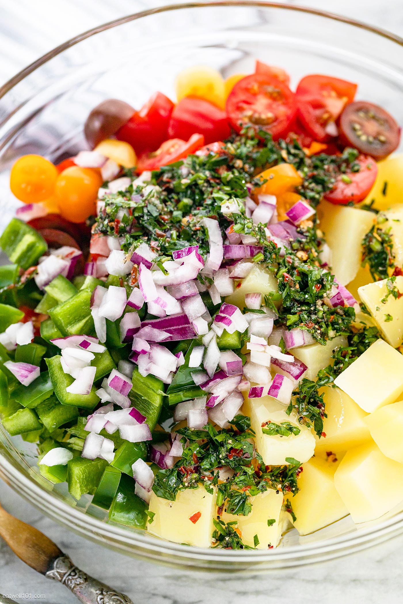 italian Tomato Potato Salad Recipe