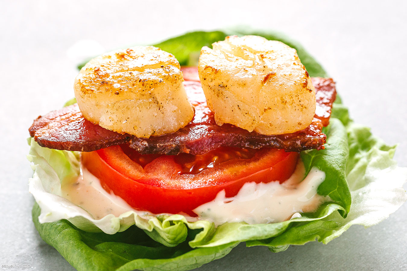 scallops BLT recipe