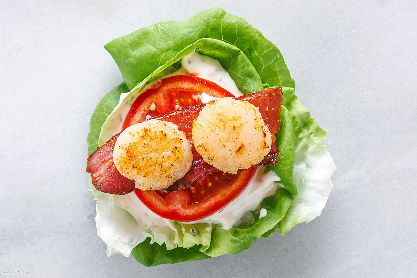 sea scallop blt recipe