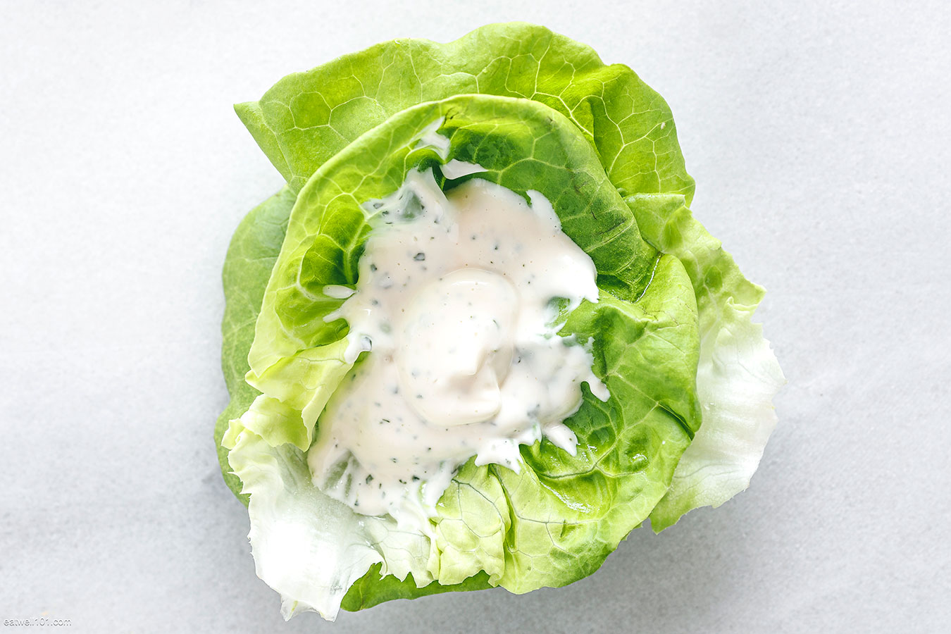 sea scallops lettuce wrap