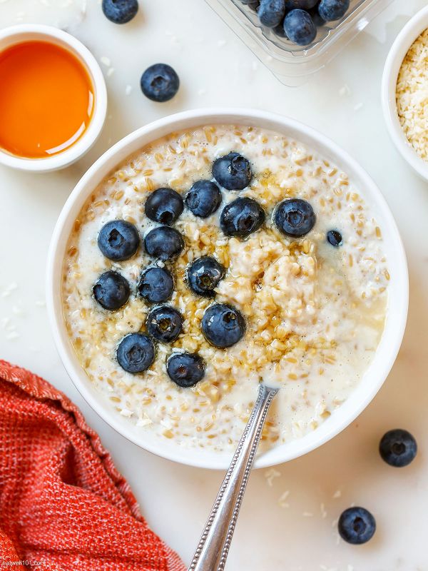 Instant Pot Coconut Steel-Cut Oats