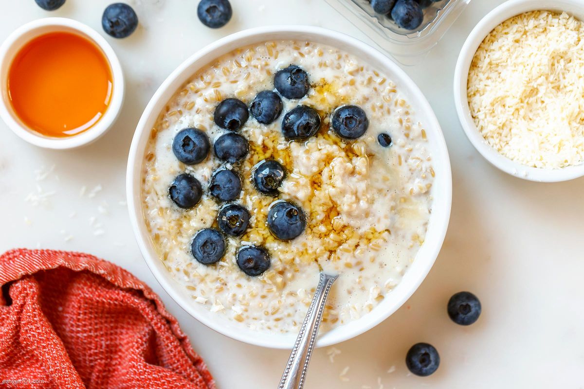 Instant Pot Coconut Steel-Cut Oats