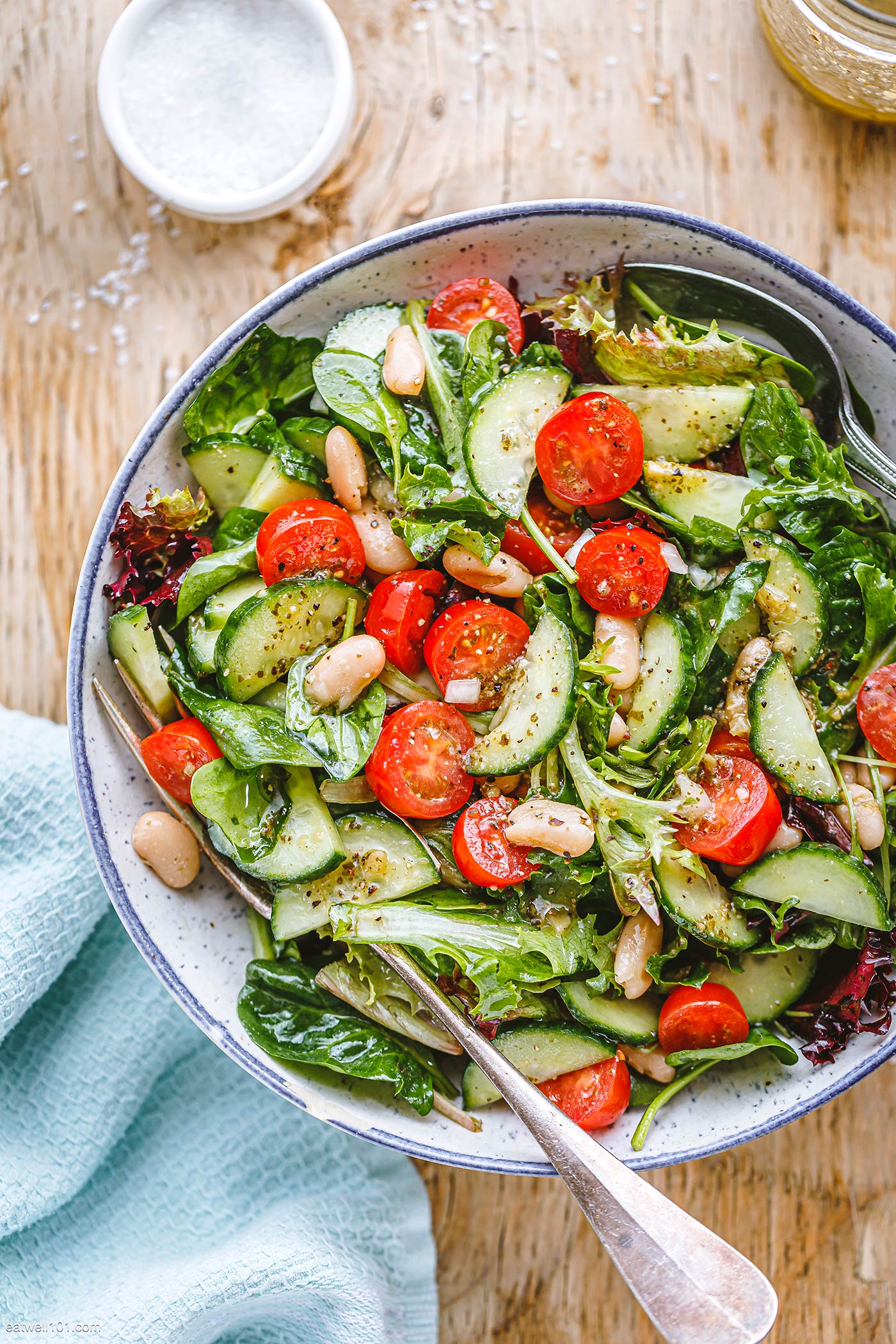summer white bean salad recipe