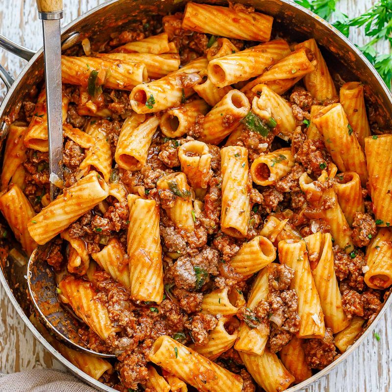Ground Beef Pasta Recipe in Tomato Sauce Beef Ragu Pasta Recipe