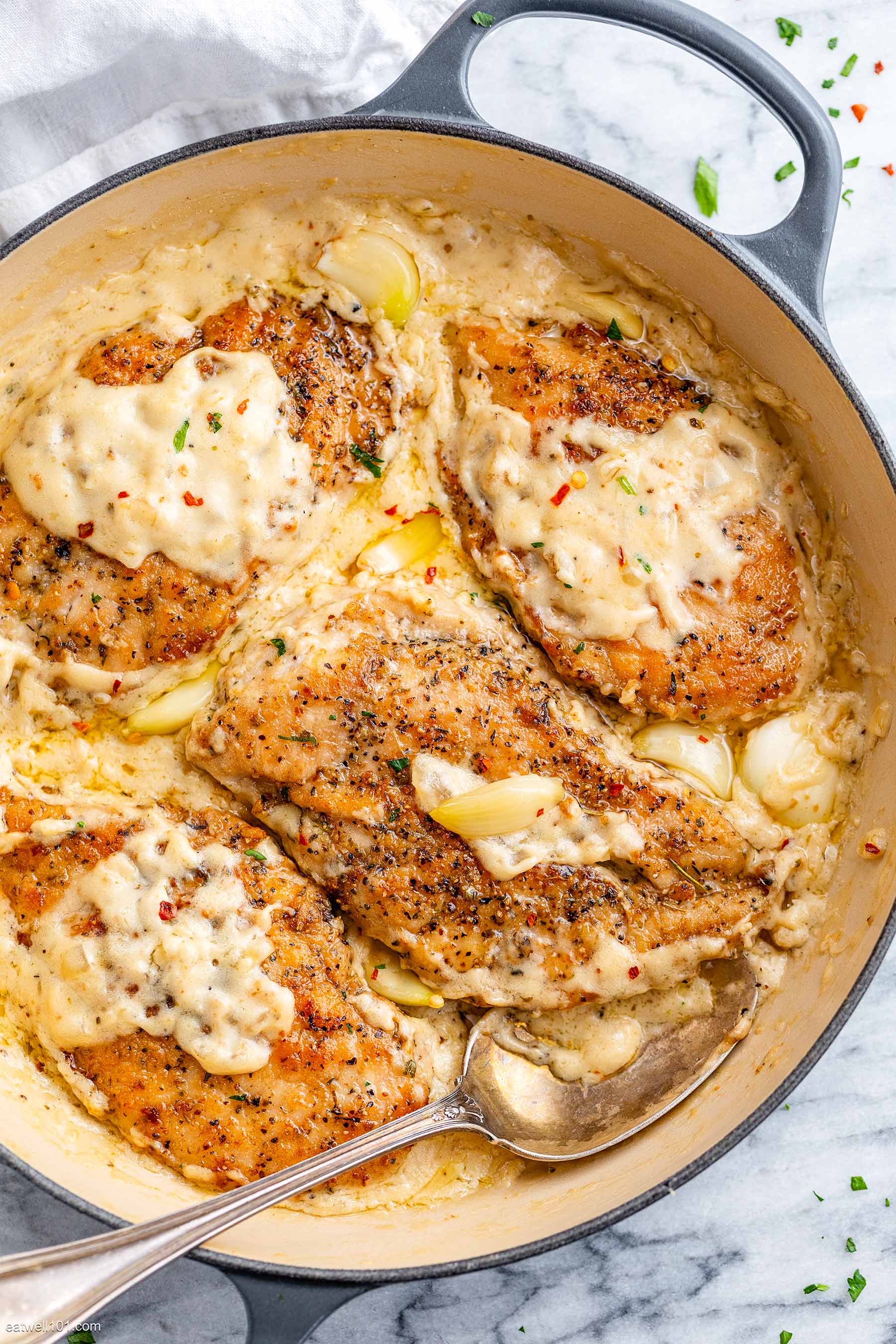 Creamy Garlic Chicken breasts recipe