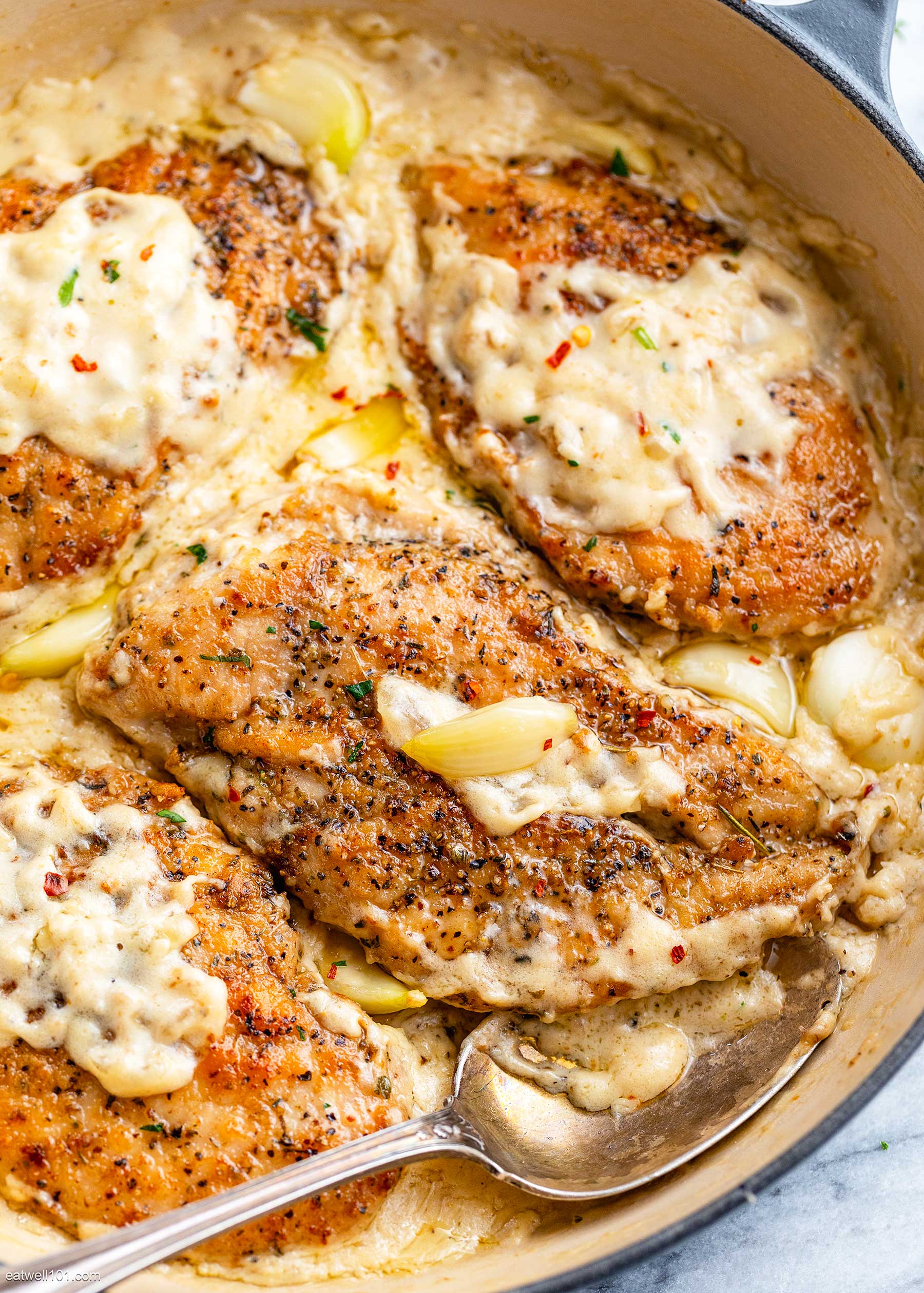 Creamy Garlic Chicken recipe 1