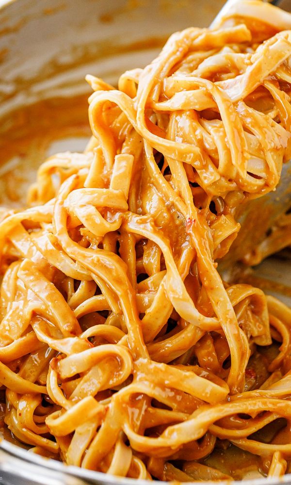Spicy Peanut Butter Noodles {15 Minute}