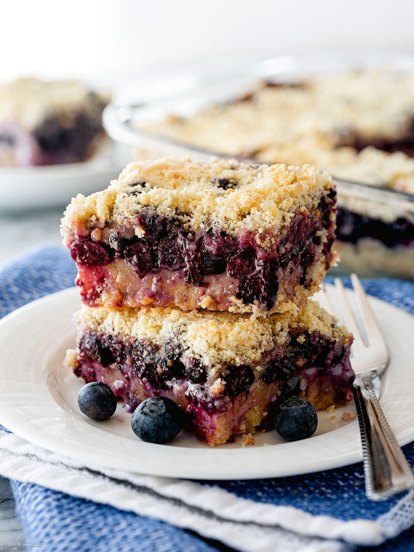 best blueberry crumb bars recipe
