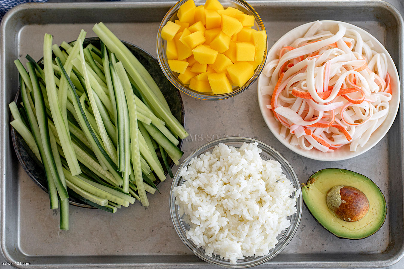 crab salad ingredients