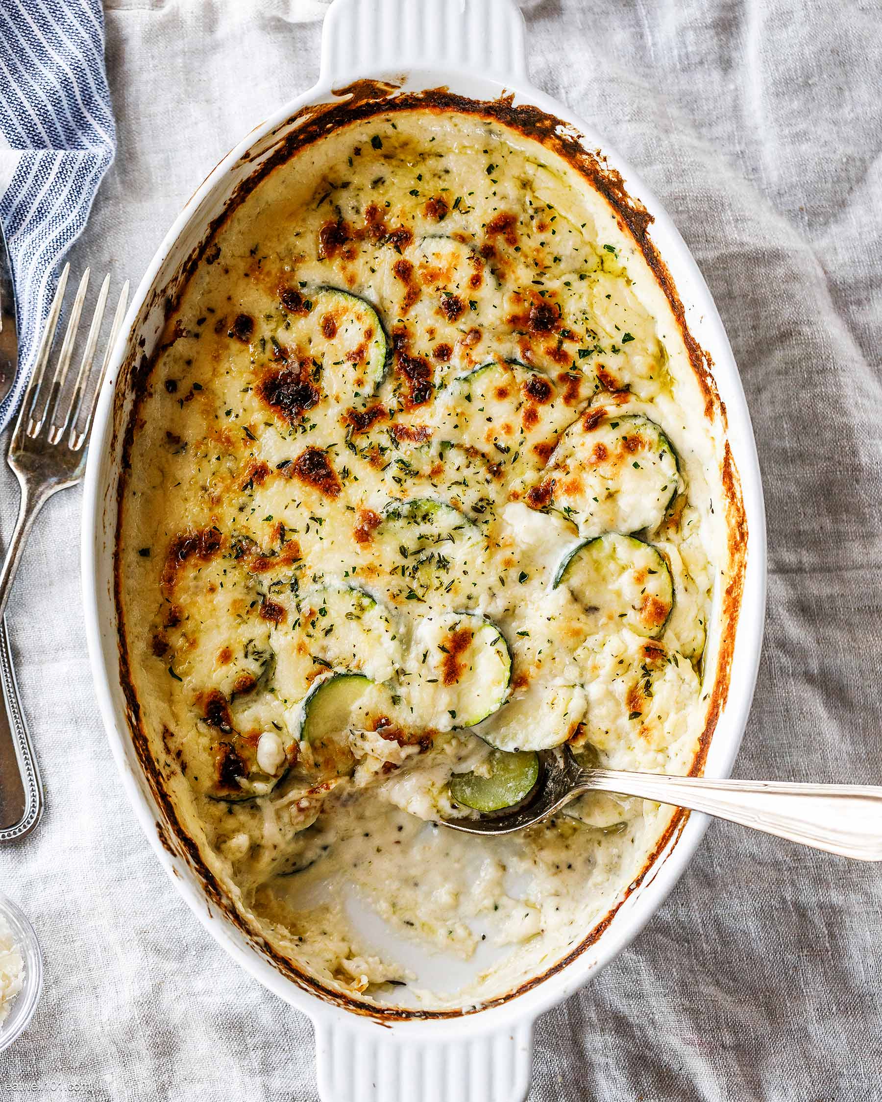 Cheesy Zucchini Gratin Recipe – Baked Zucchini Gratin Recipe — Eatwell101