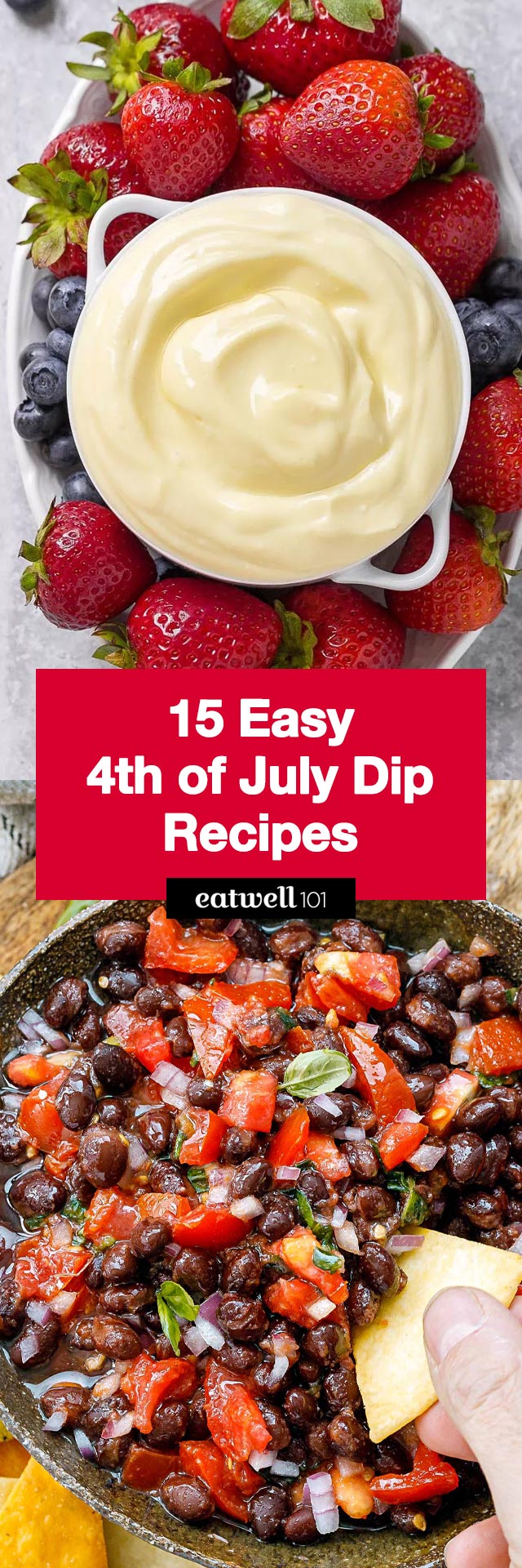 Easy 4th of July Dip Recipe Ideas - #eatwell101 #dip #recipes #July4th - Want the perfect dip recipes for July 4th? Check out this roundup of delectable dip recipes! Whether you're looking for classics or something more creative, we have something for everyone.