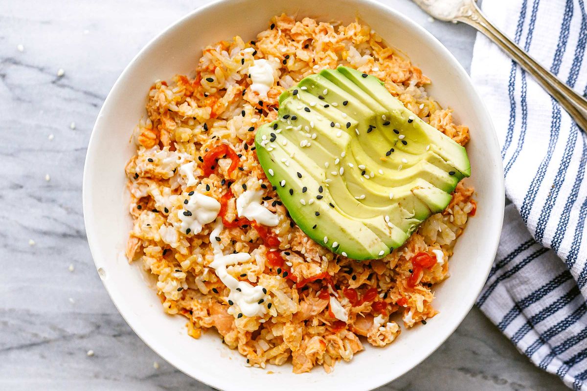 Easy Salmon Rice Bowl