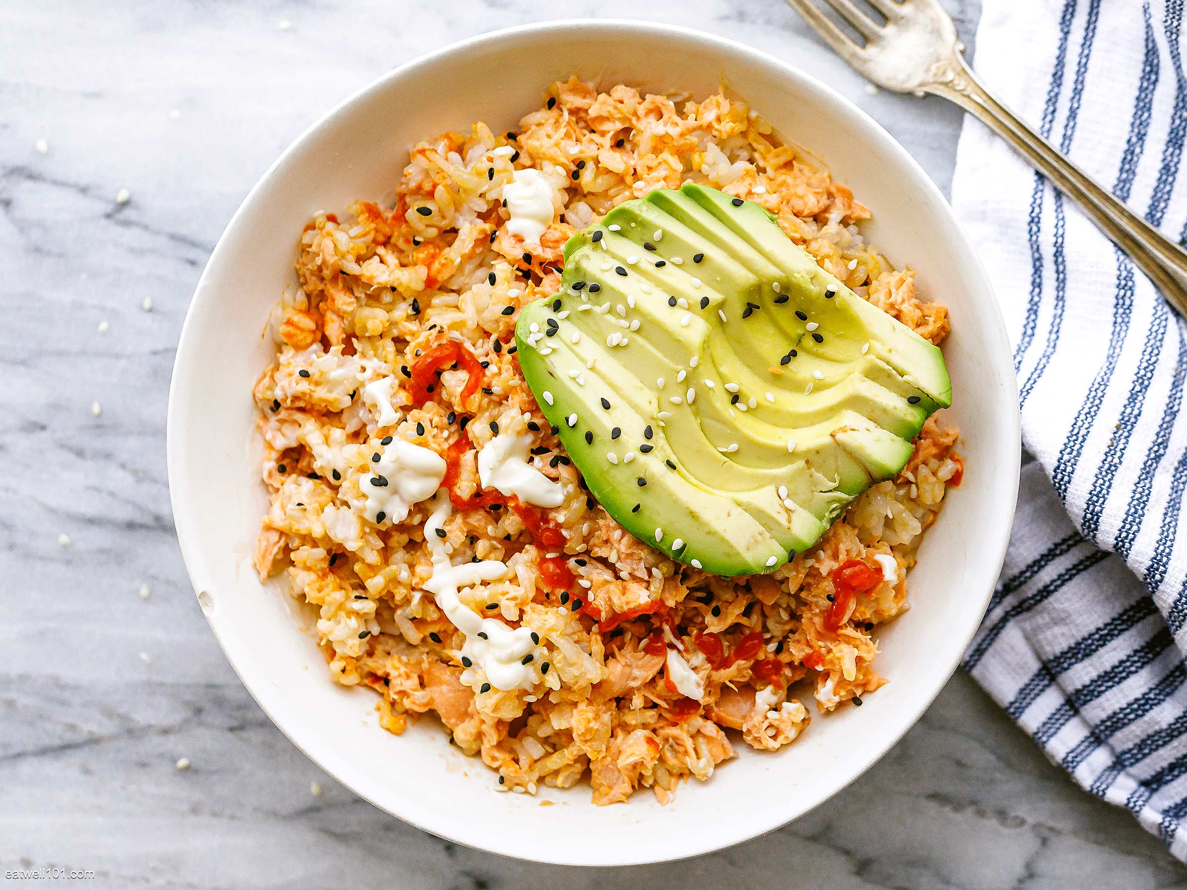 Easy Salmon Rice Bowl