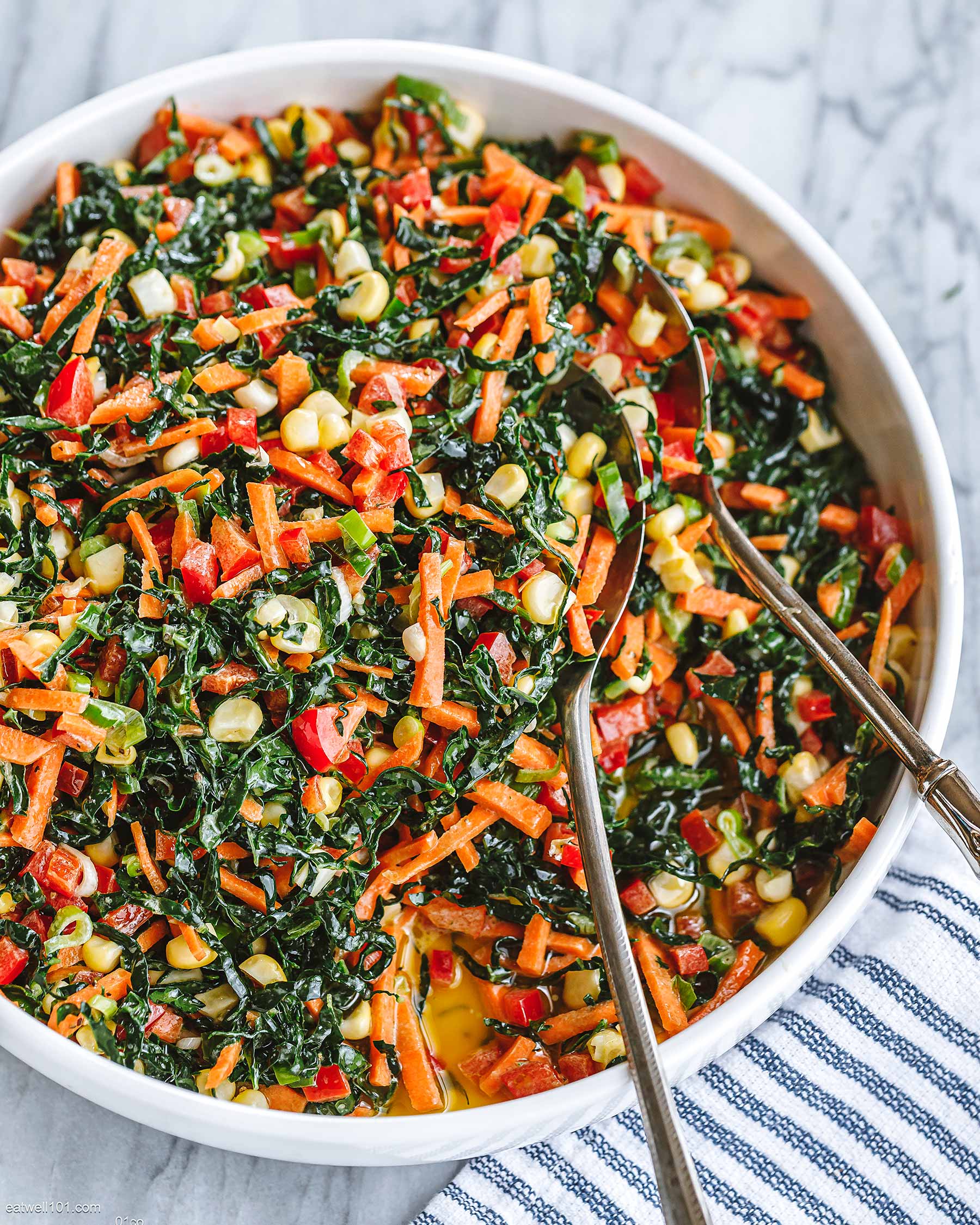 easy chopped kale salad recipe