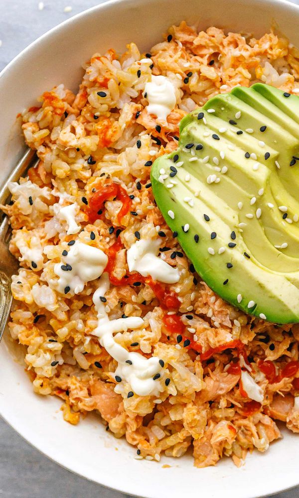 Easy Salmon Rice Bowl