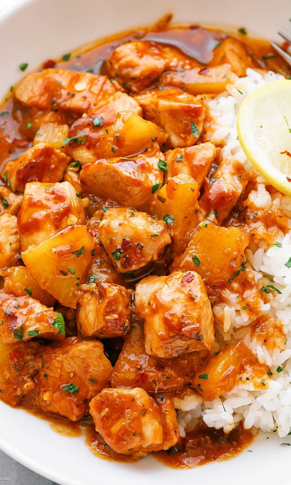 Instant Pot Hawaiian Chicken and Pineapple