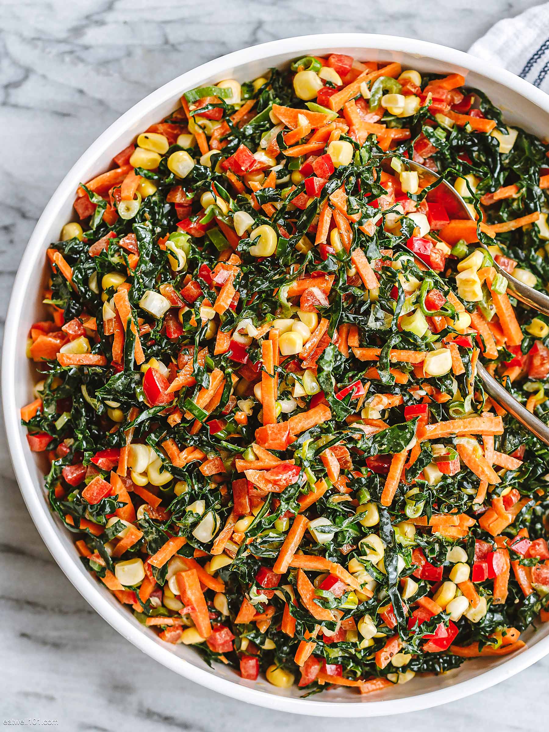 vegan kale salad