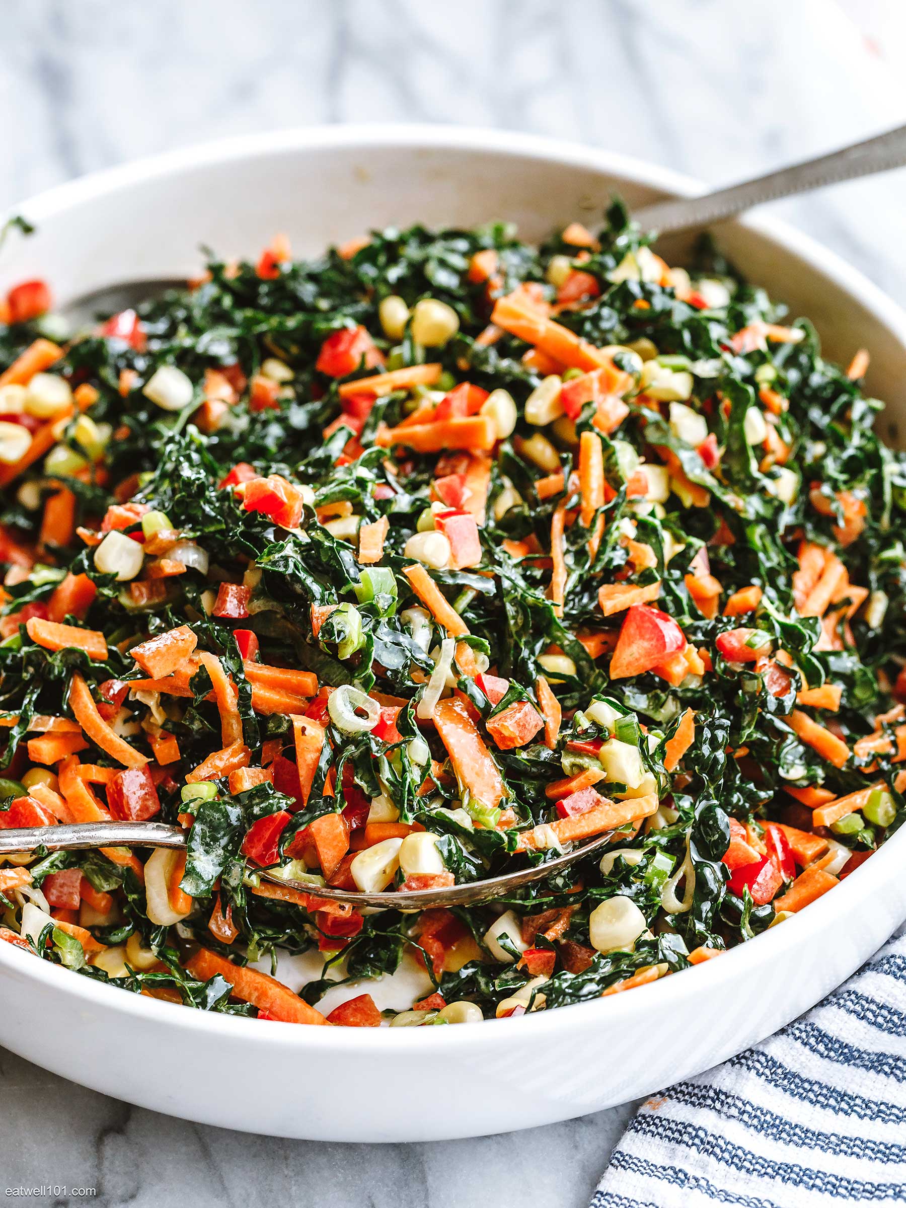 vegetarian Chopped Kale Salad
