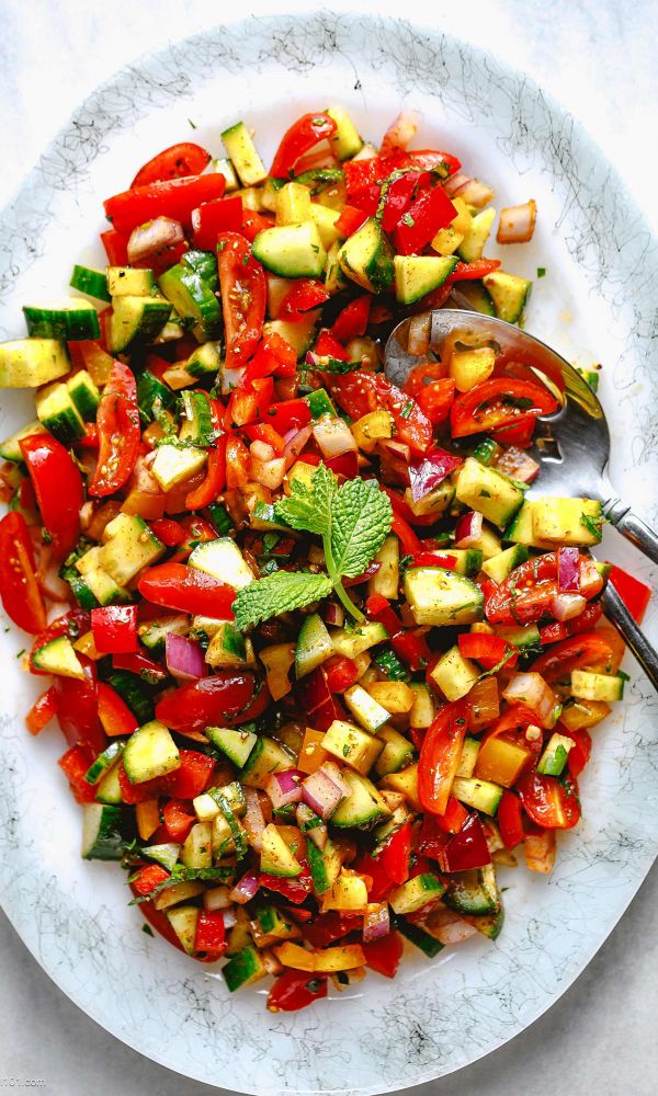 Mediterranean Cucumber Salad