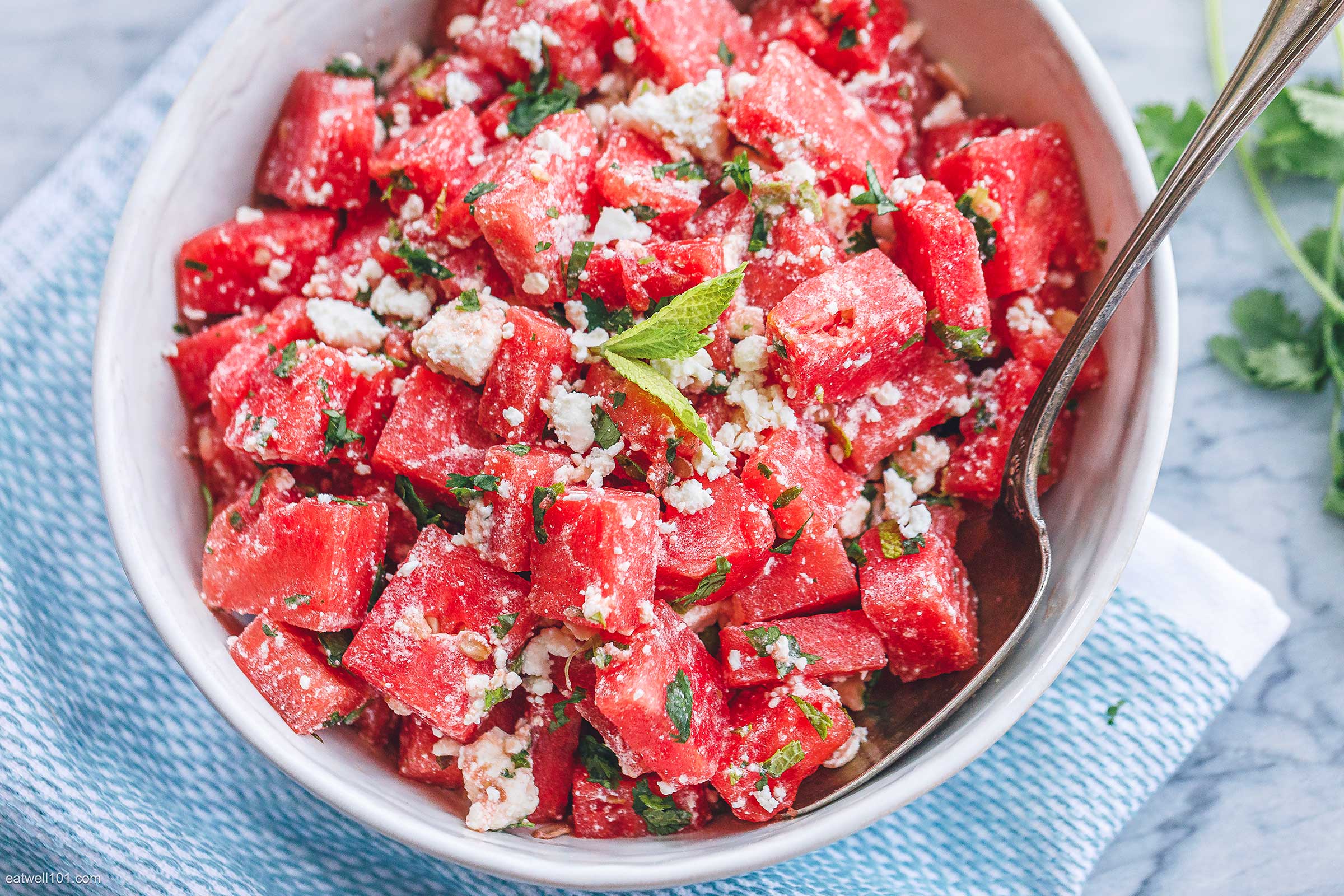 Easy Watermelon Salad with Feta