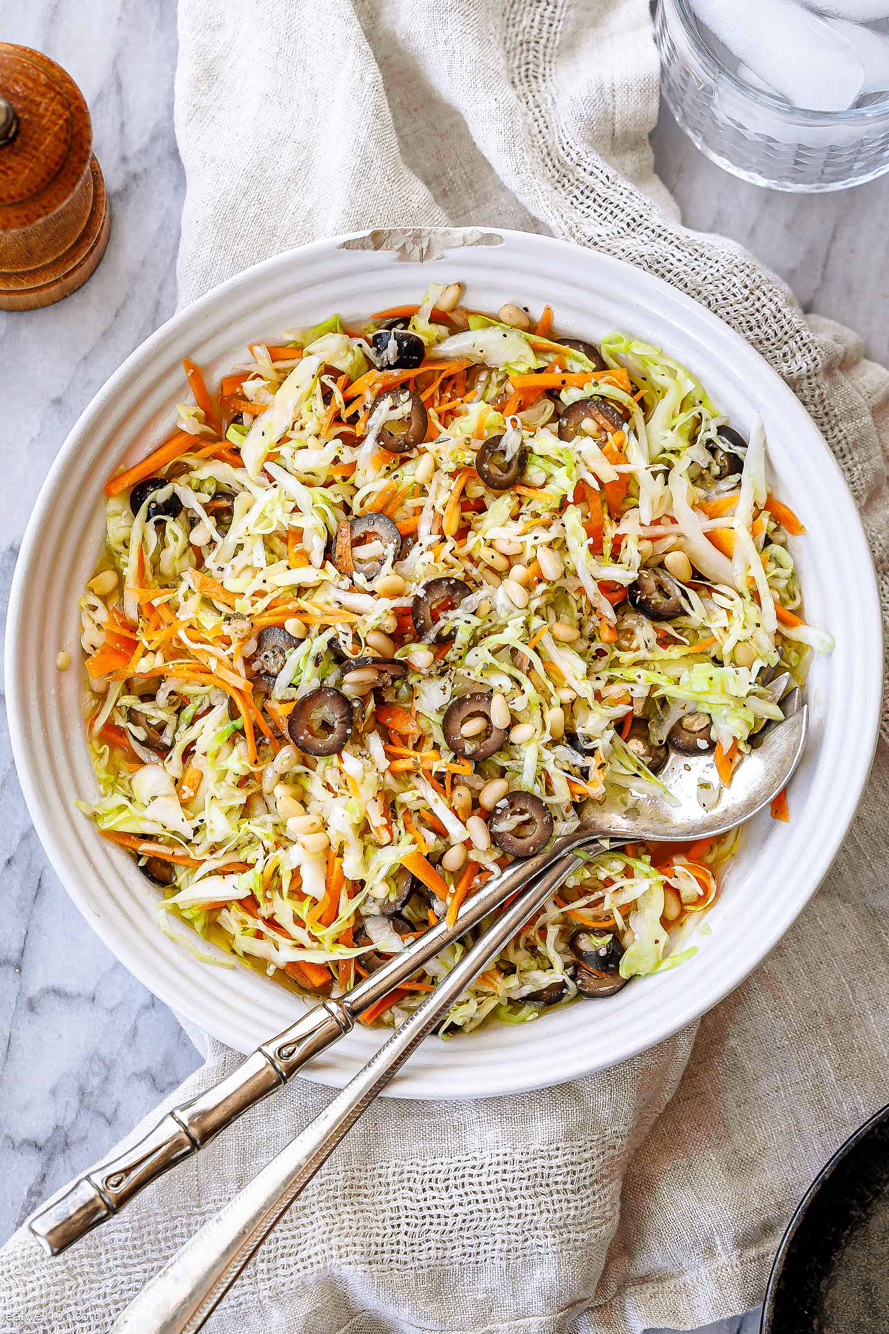Healthy coleslaw recipe without mayonnaise