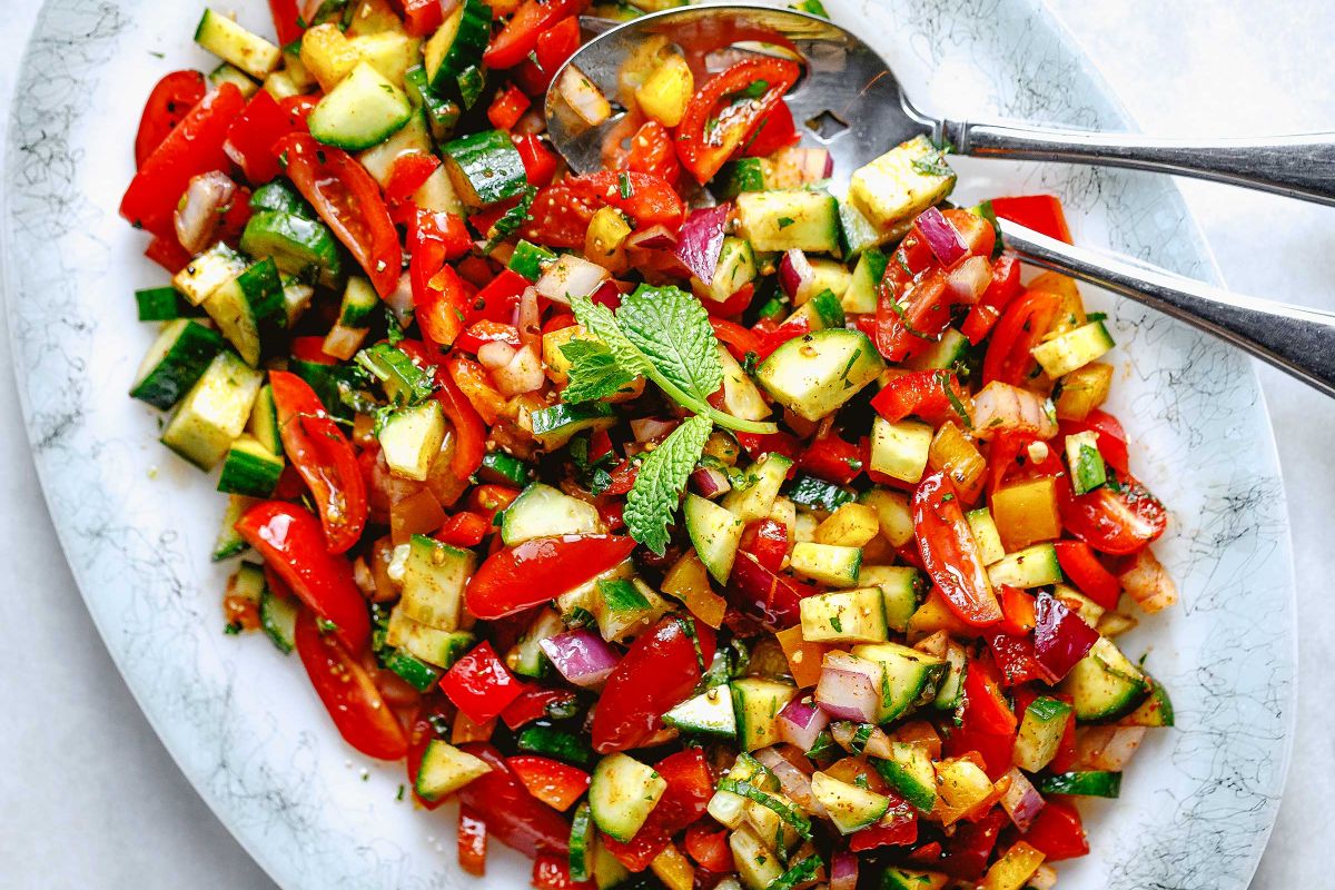 Mediterranean Cucumber Salad