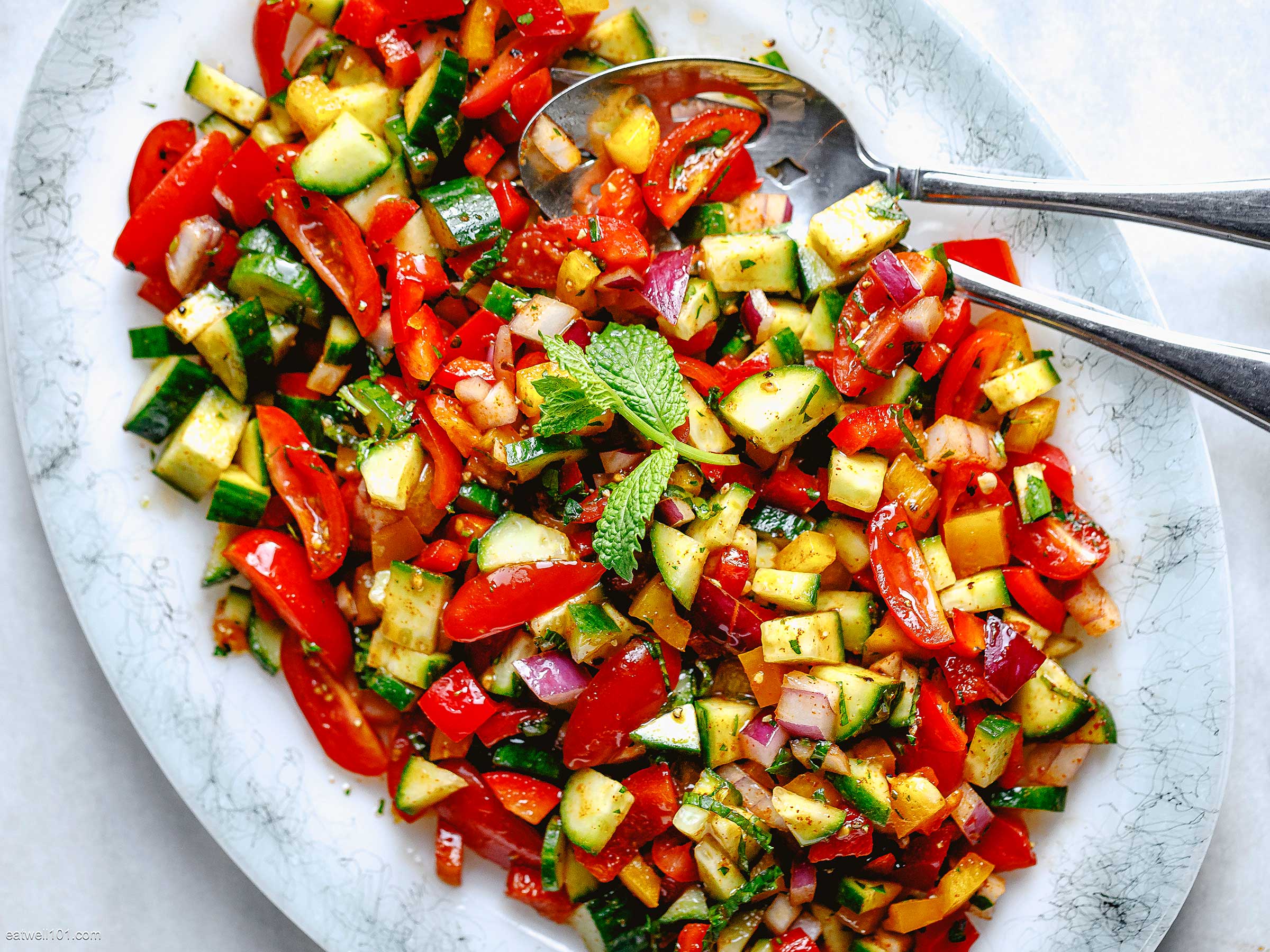 Mediterranean Cucumber Salad