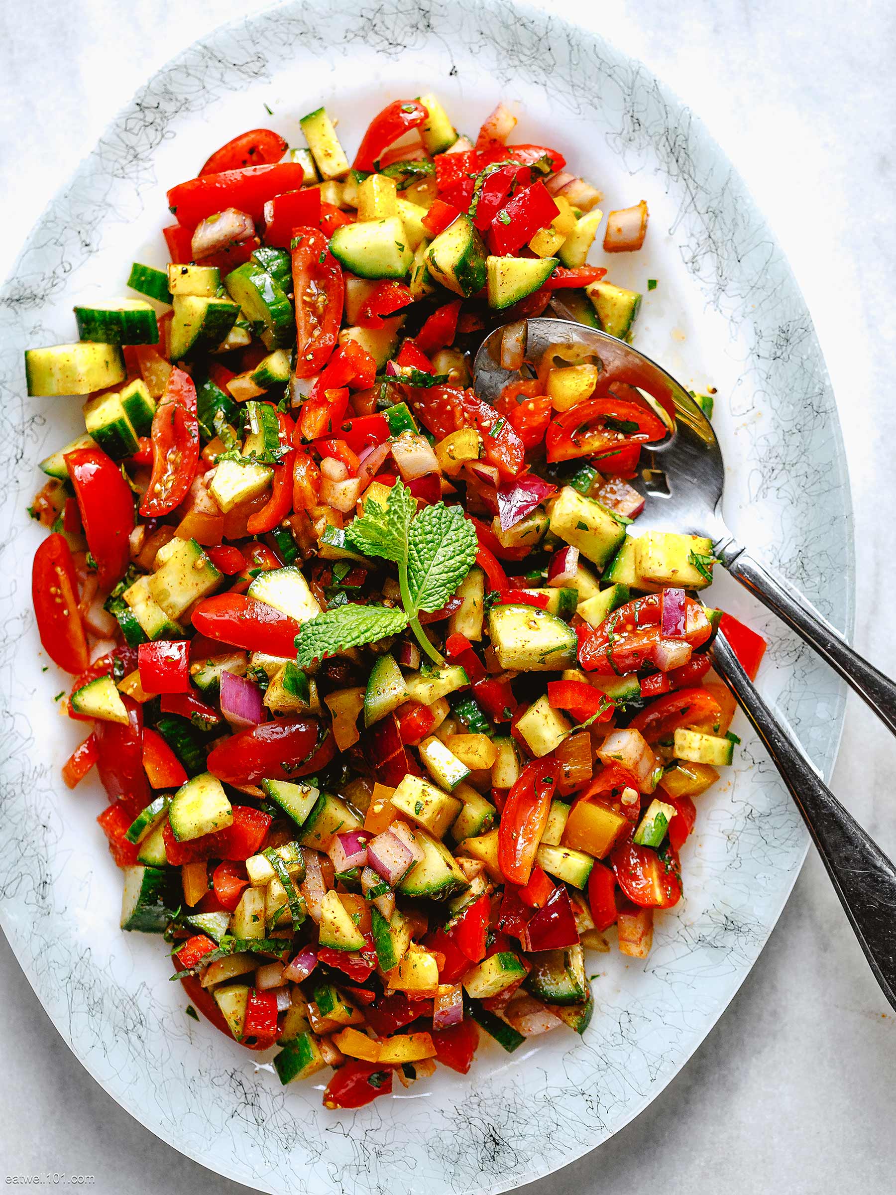 Mediterranean Cucumber Salad recipe