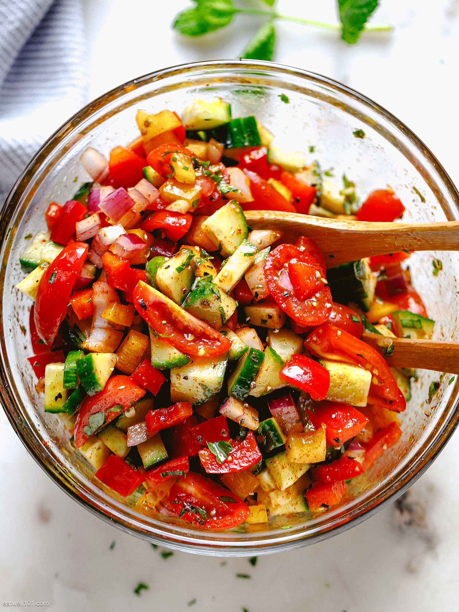 Mediterranean Cucumber Salad