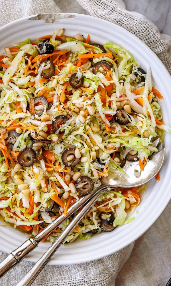 Healthy Coleslaw {No Mayo}