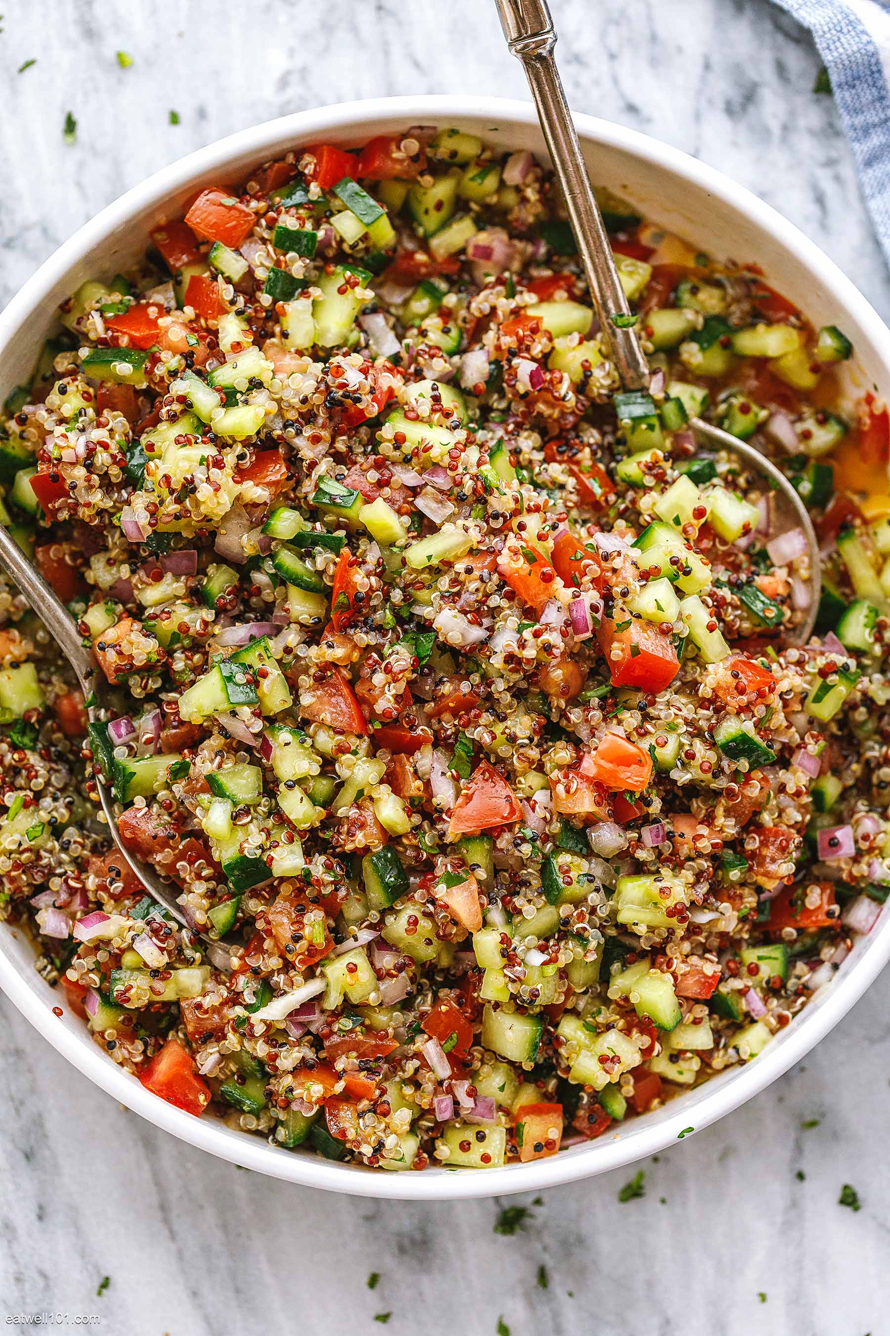 Quinoa Cucumber Salad recipe idea