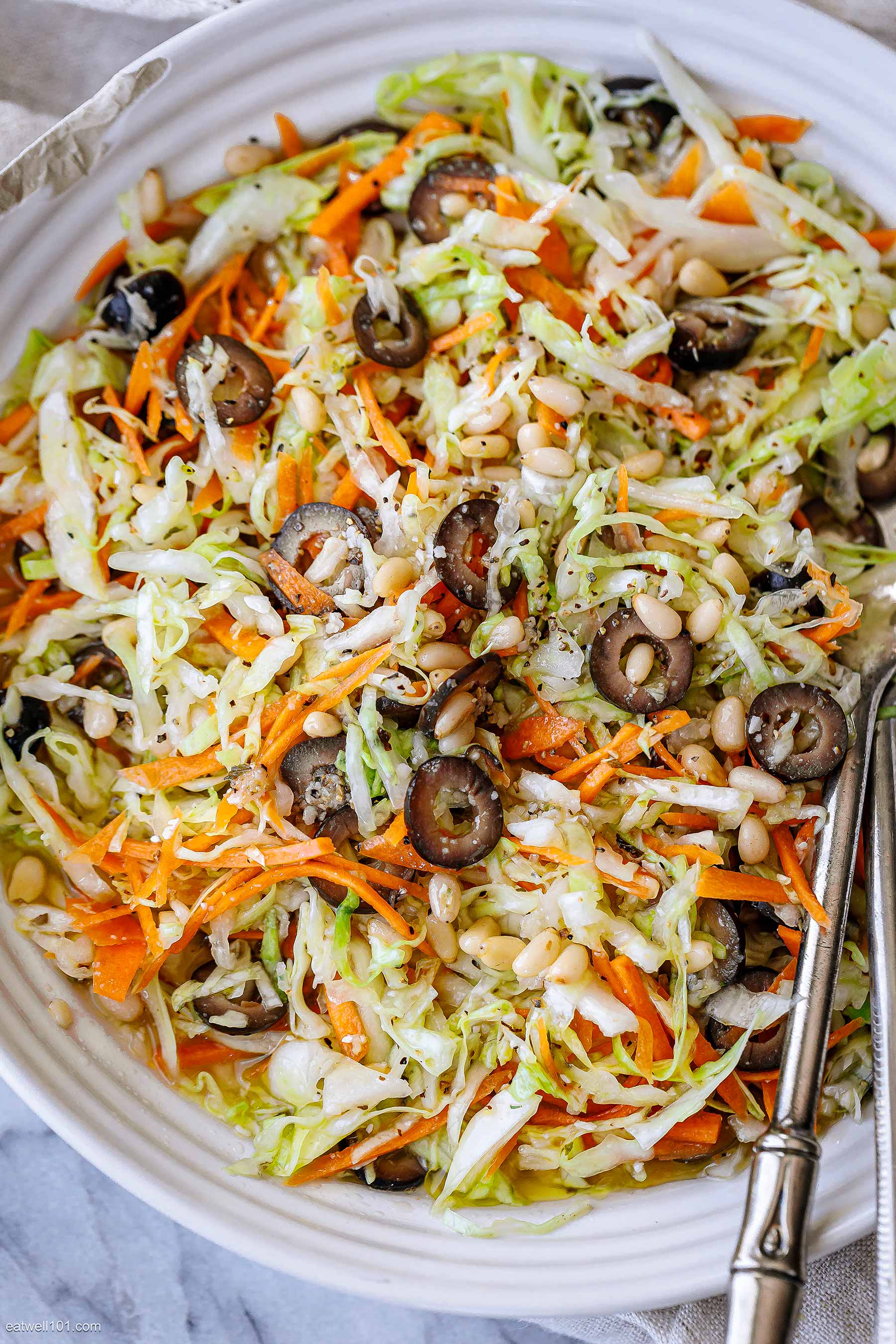 Tips for making healthy coleslaw