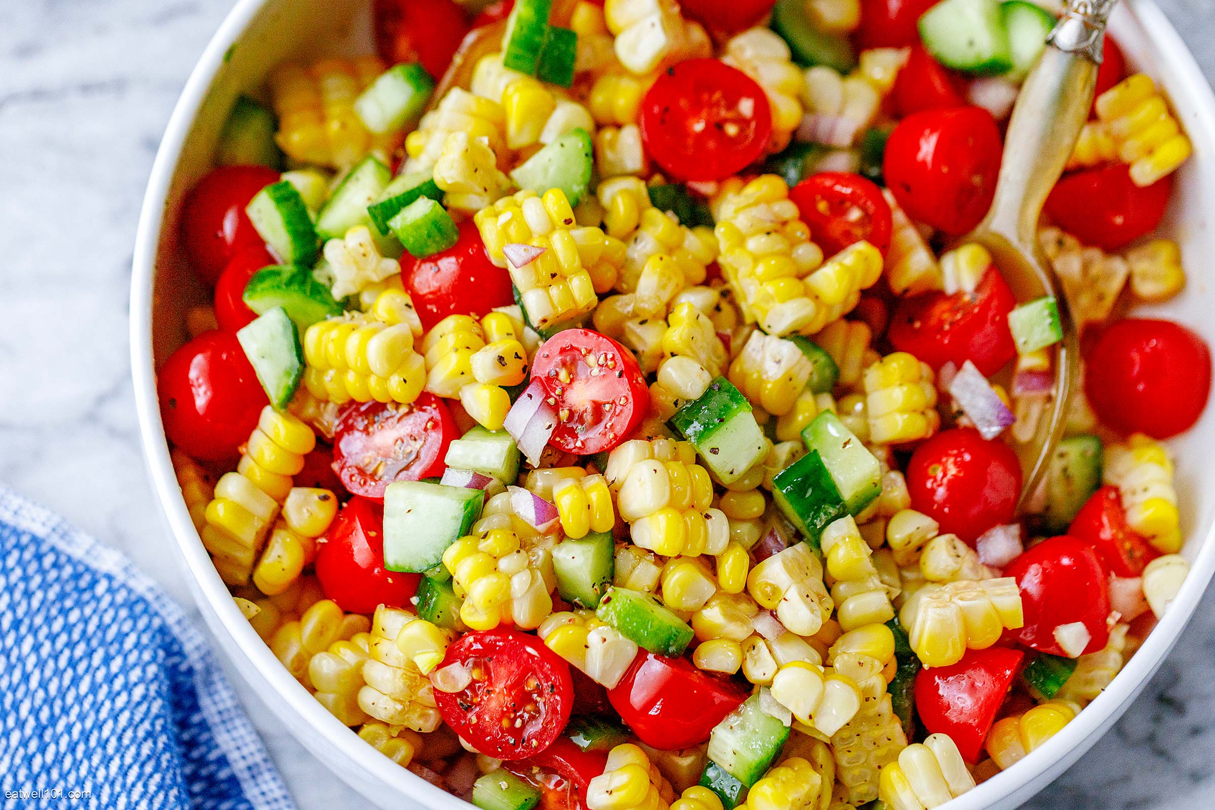 Tomato Corn Salad {Fresh & Juicy}