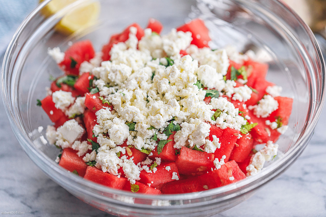 easy Watermelon Feta Salad Recipe