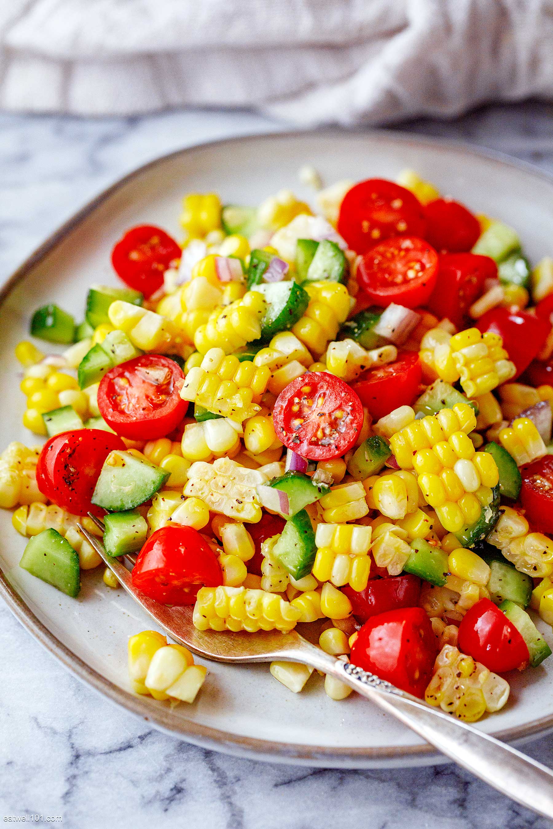 how to serve corn salad
