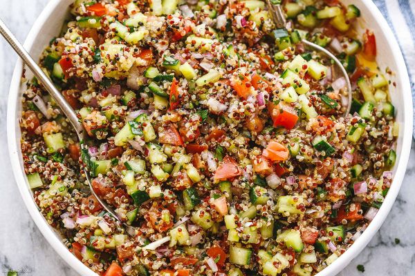 quinoa cucumber tomato salad recipe 1