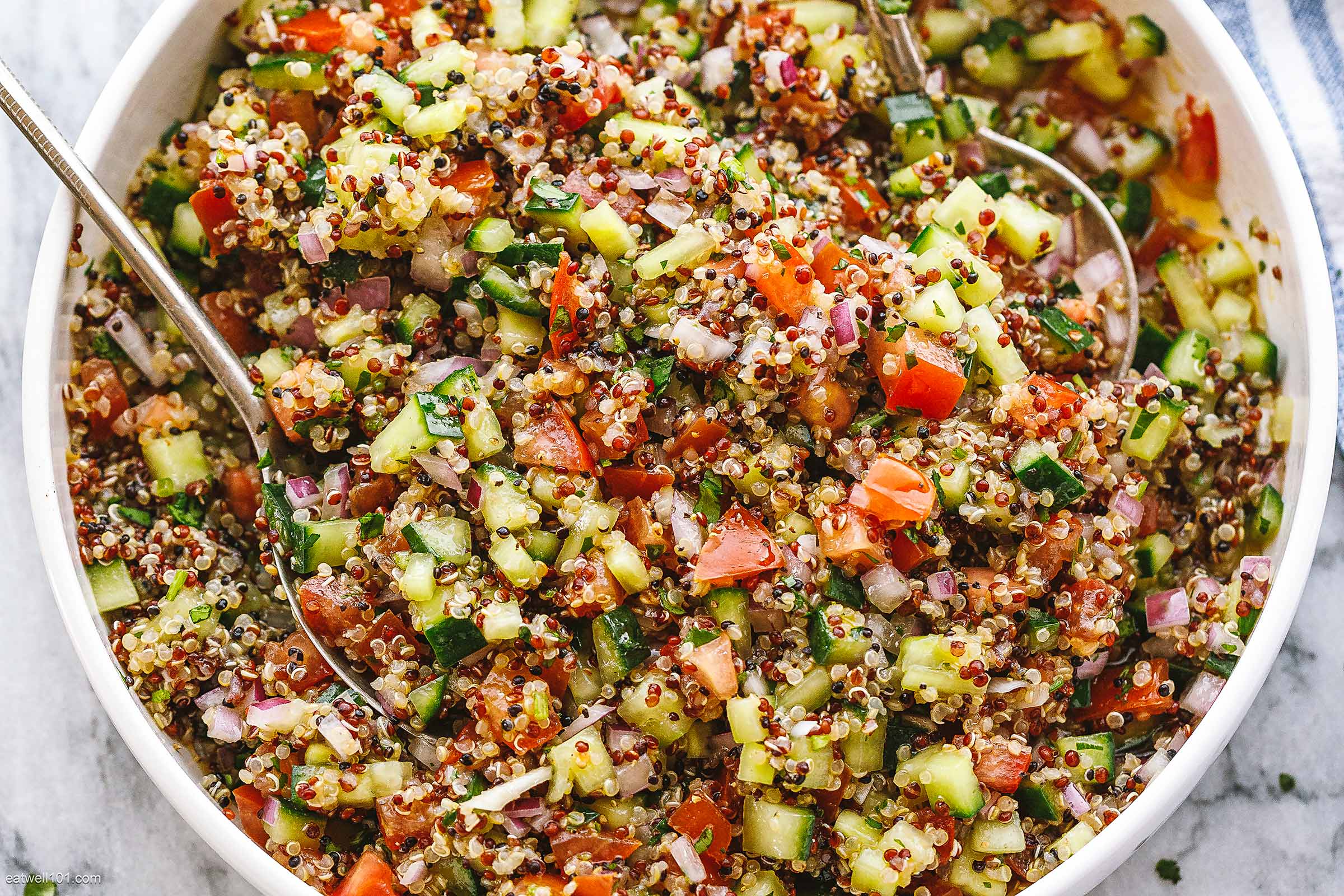 Quinoa Cucumber Salad Recipe – Cucumber and Quinoa Salad Recipe ...