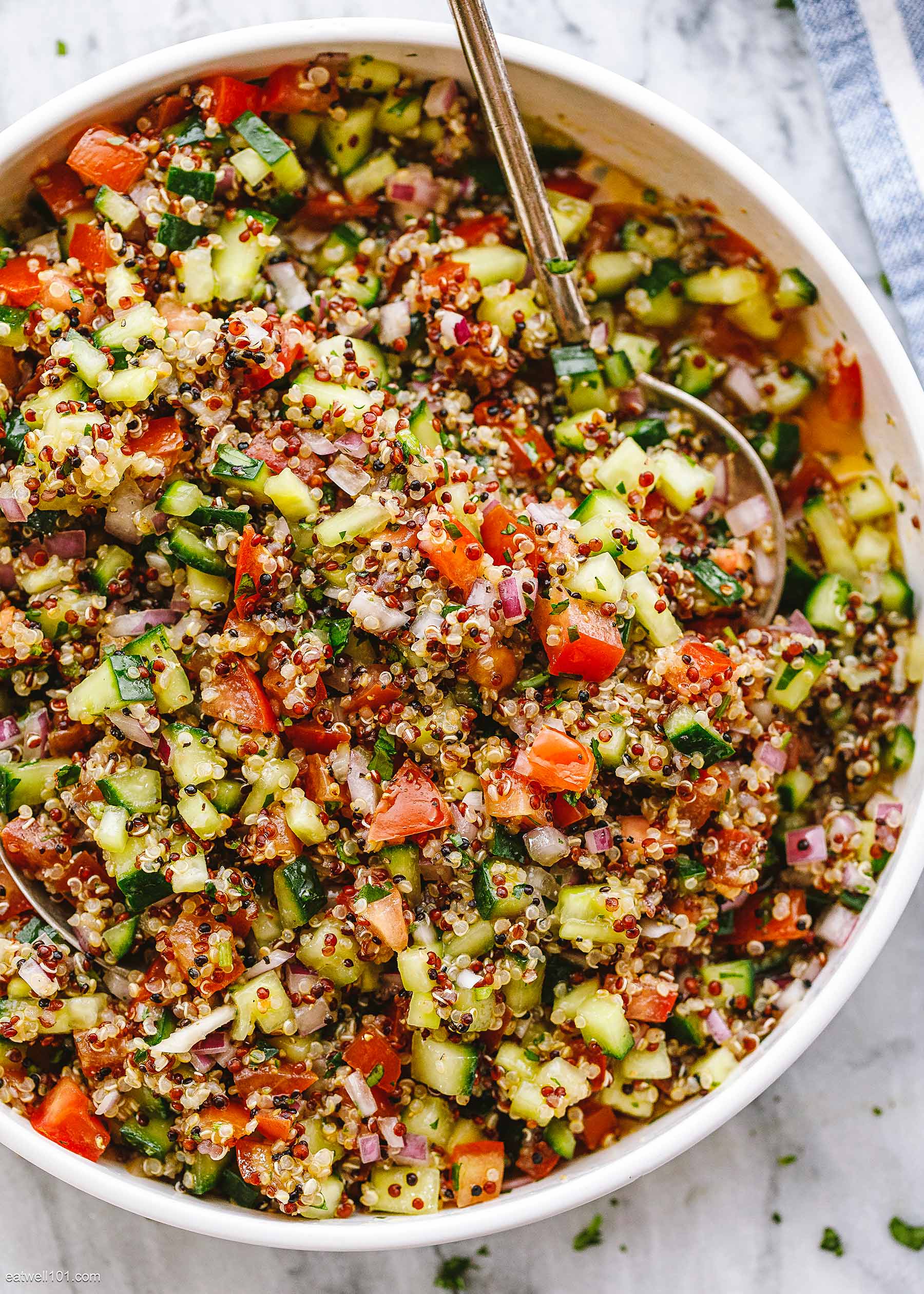 quinoa cucumber tomato salad recipe