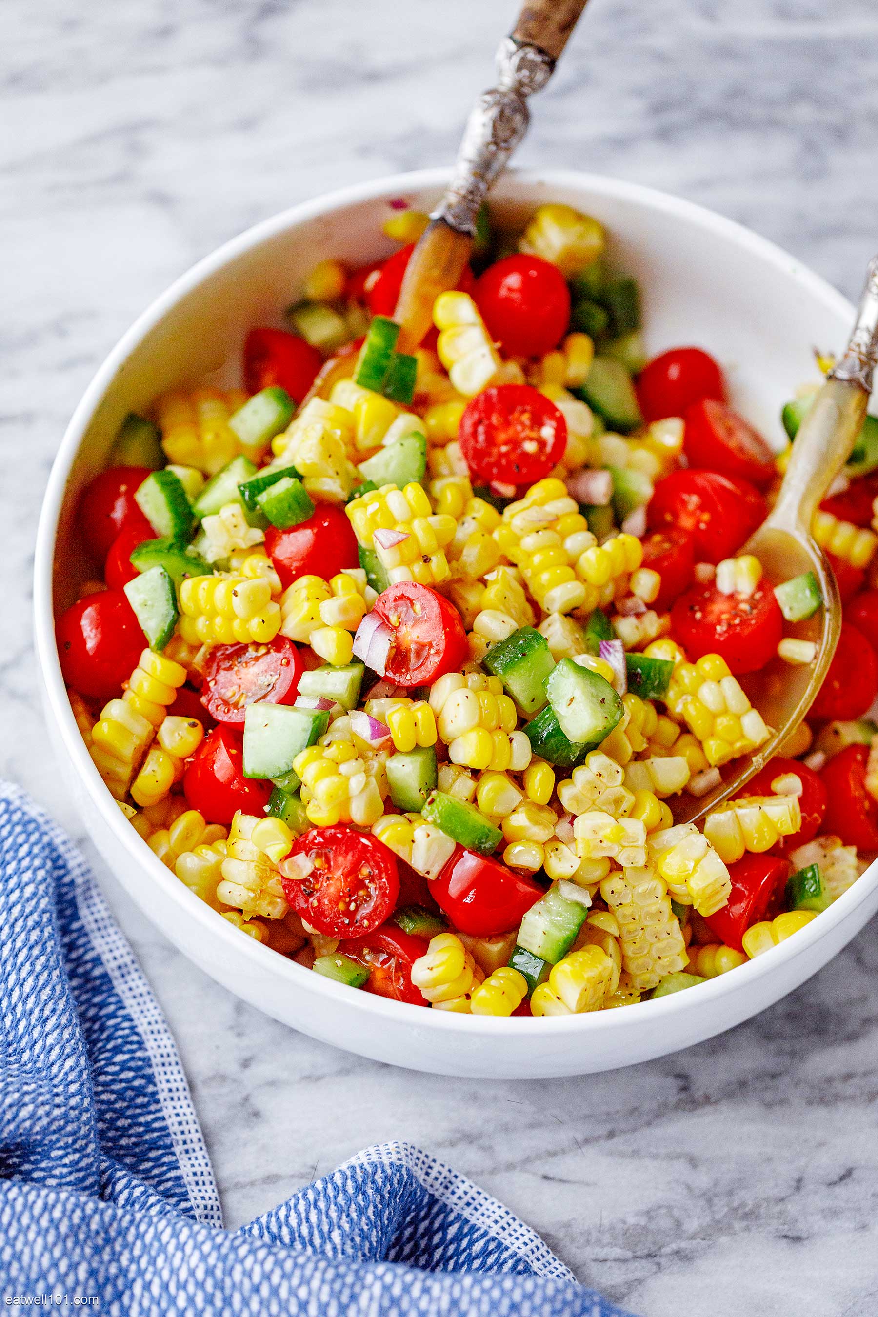 tomato salad with corn